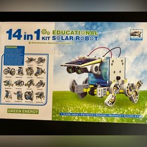 Robot Building Kit- 14 different Solar powered robot designs